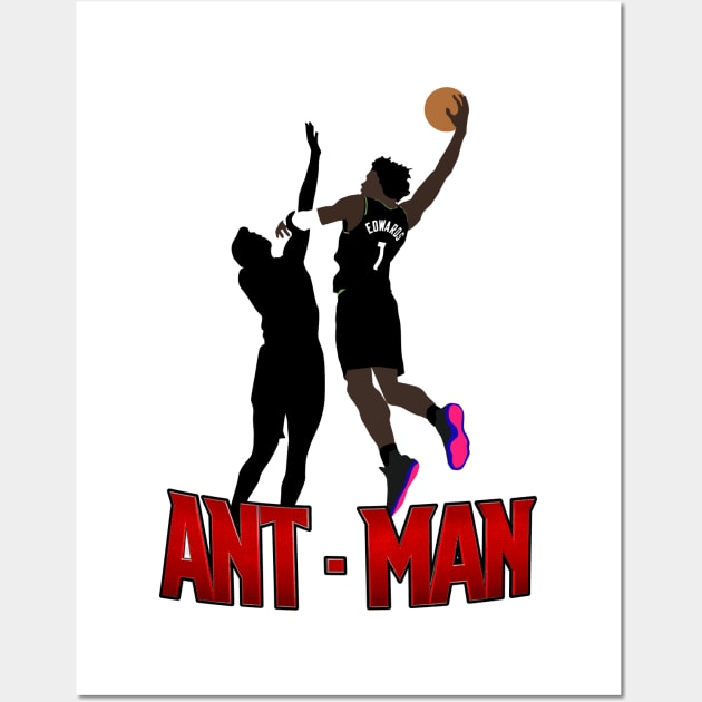 Anthony Edwards(Ant Man) Wall Art by islandersgraphics